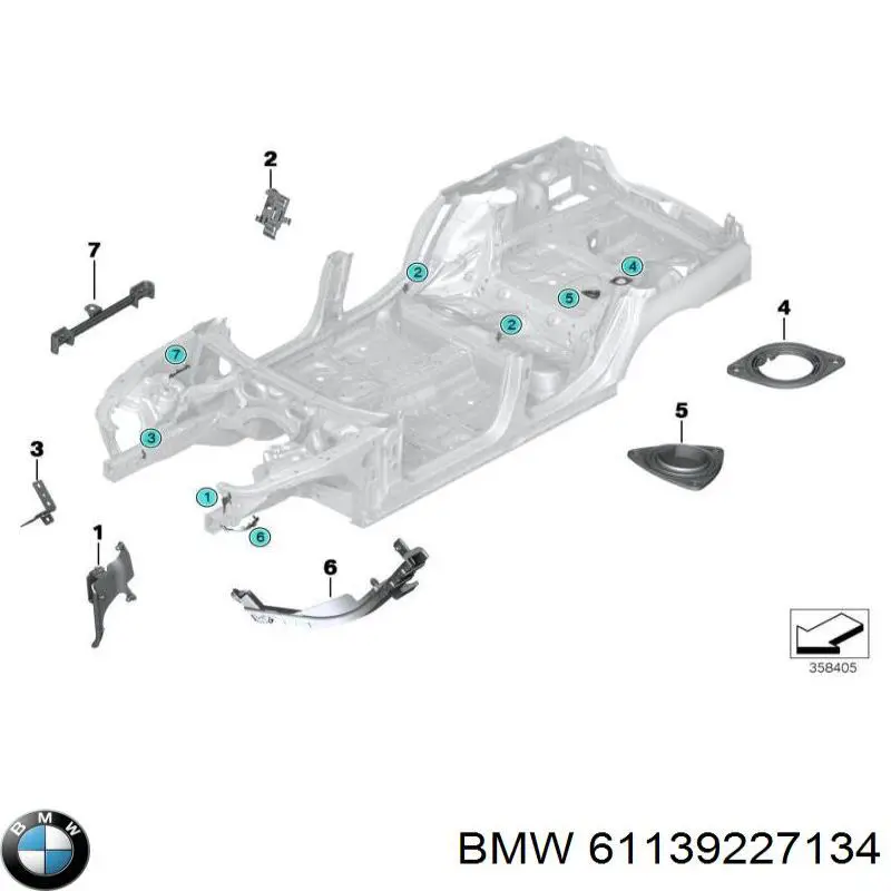 61139227134 BMW 