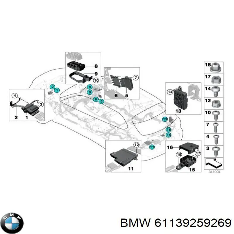  BMW 61139259269 цена, от 2.28 USD
