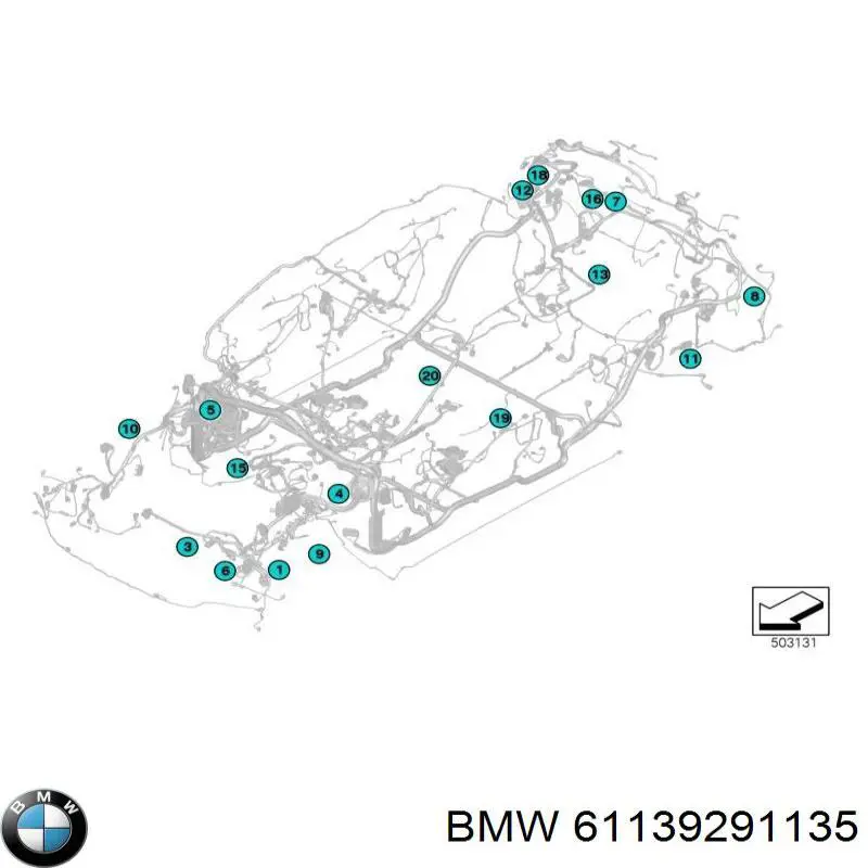 61139291135 BMW 