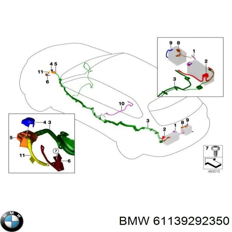  BMW 61139292350 цена, от 5.64 USD
