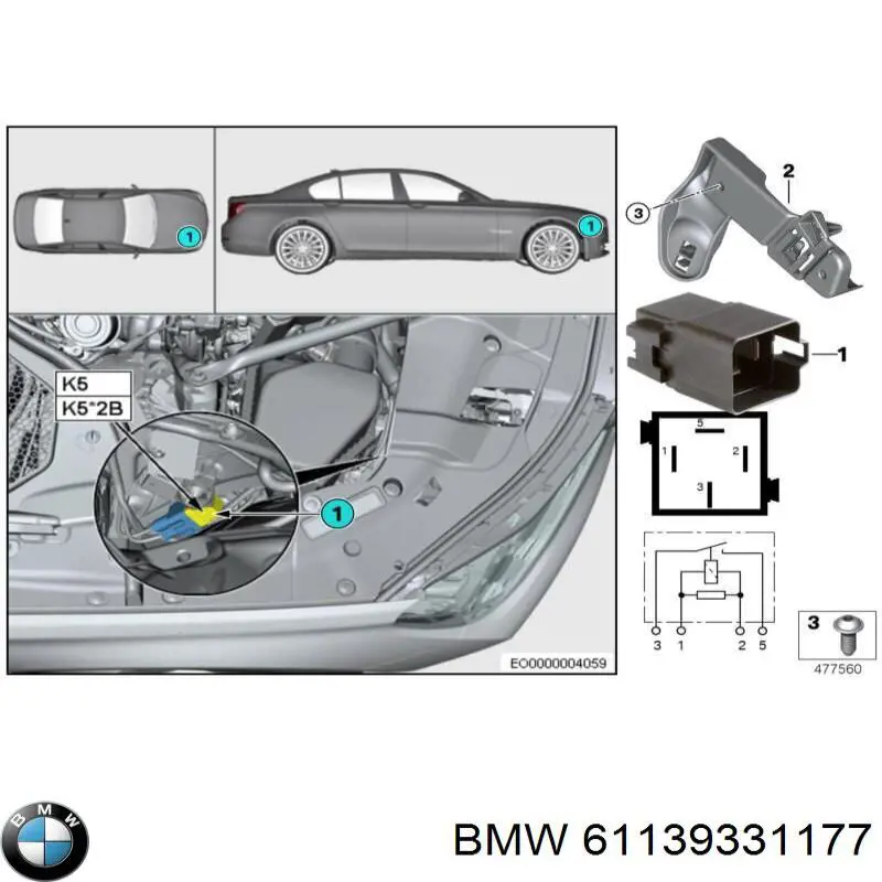 61139331177 BMW 