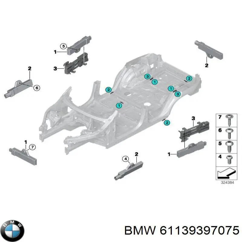 61139397075 BMW 