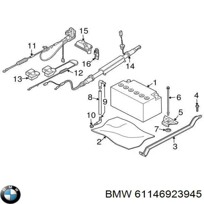 61146923945 BMW 