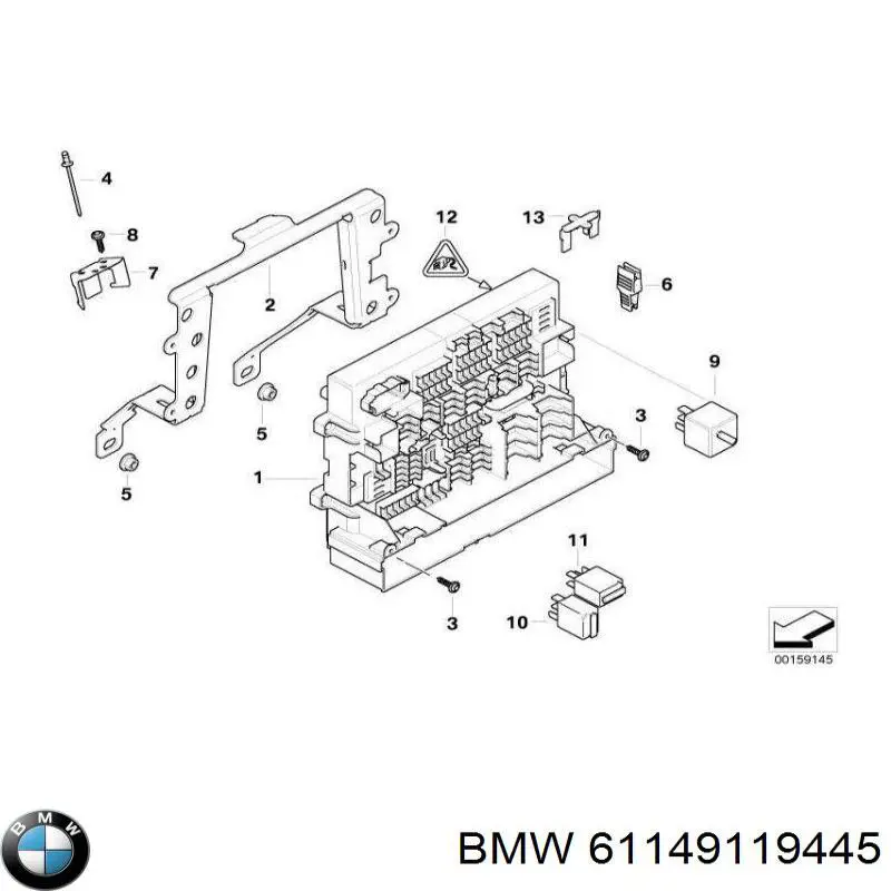  Блок предохранителей BMW 1 