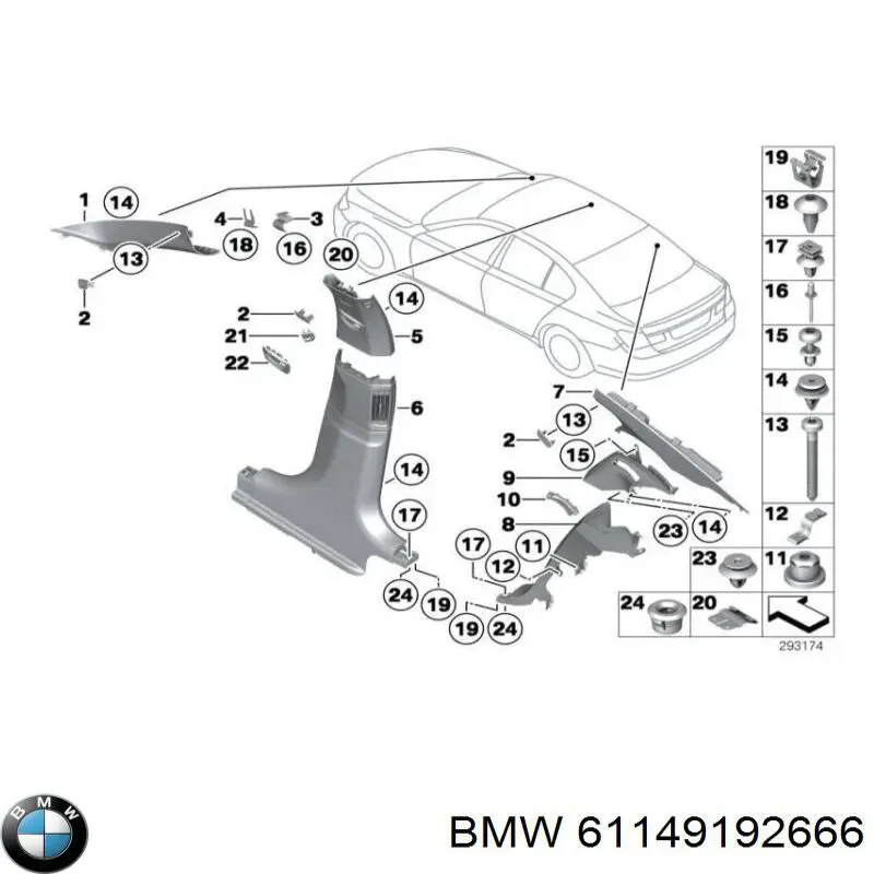  BMW 61149192666