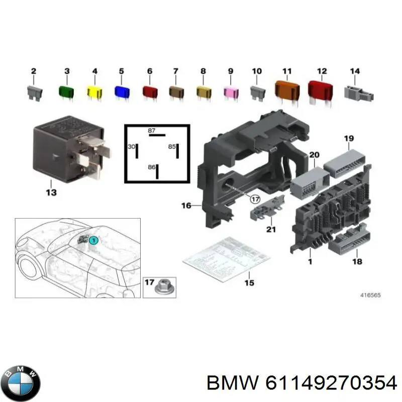  61149270354 BMW