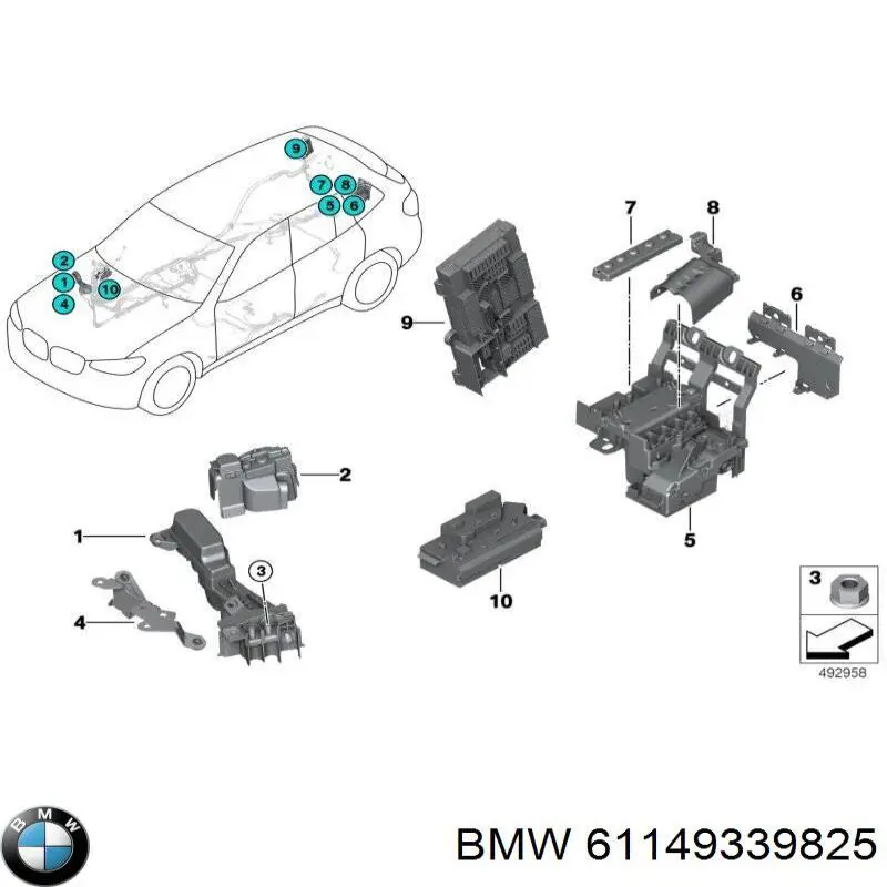  BMW 61149339825 цена, от 41.81 USD