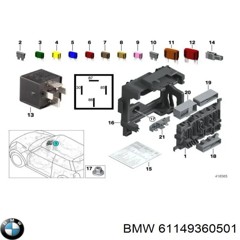  61149360501 BMW