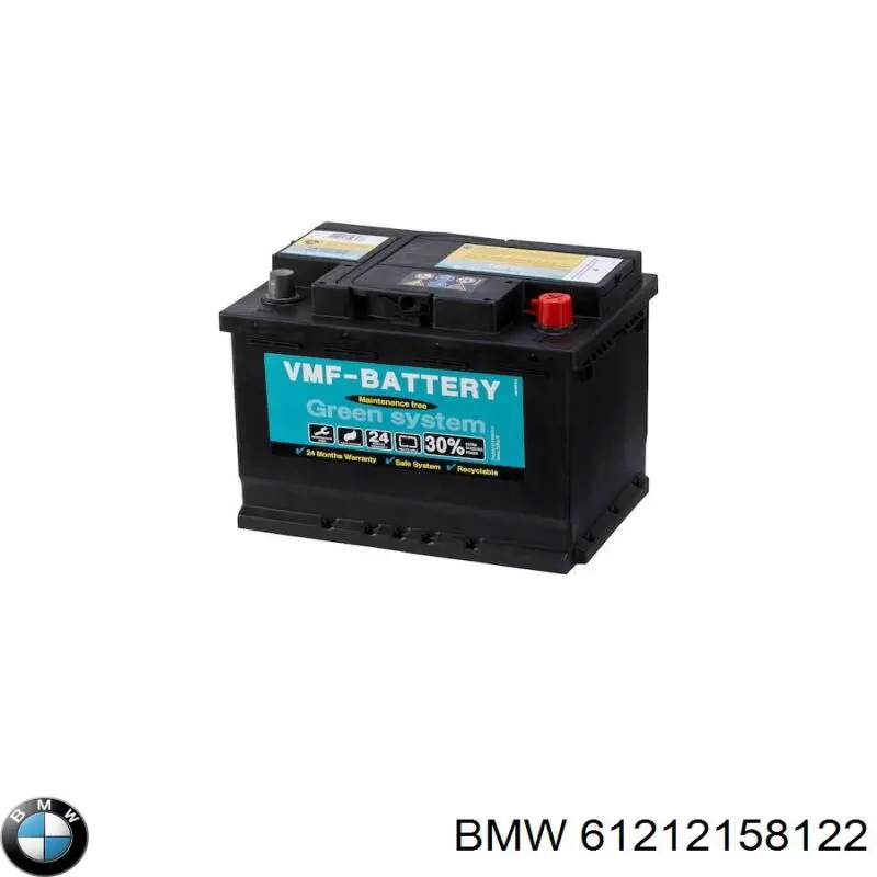 Аккумулятор BMW 61212158122