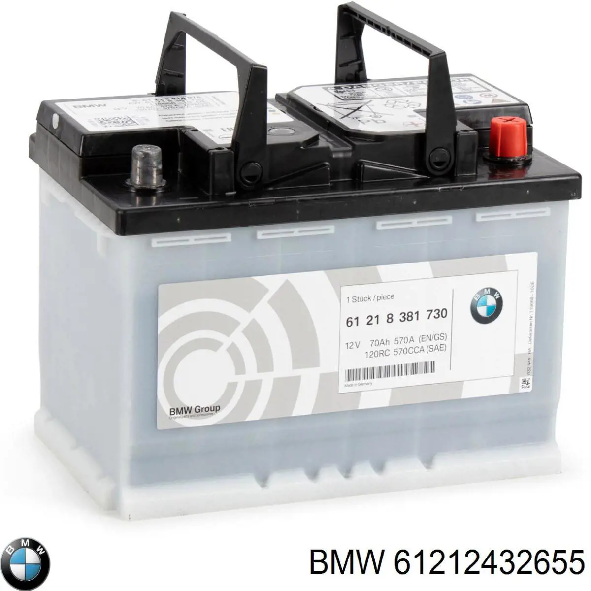 61212432655 BMW Batería original y equivalente