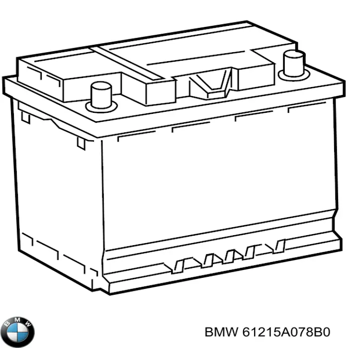 Аккумулятор автомобильный BMW 61215A078B0 цена, от 689.07 USD