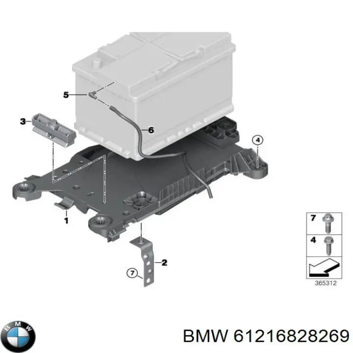 61216828269 BMW 