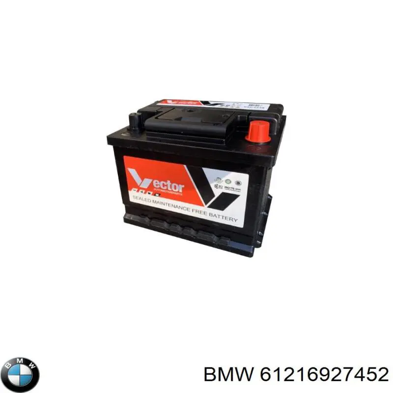 Аккумулятор автомобильный BMW 61216927452 цена, от 74.63 USD