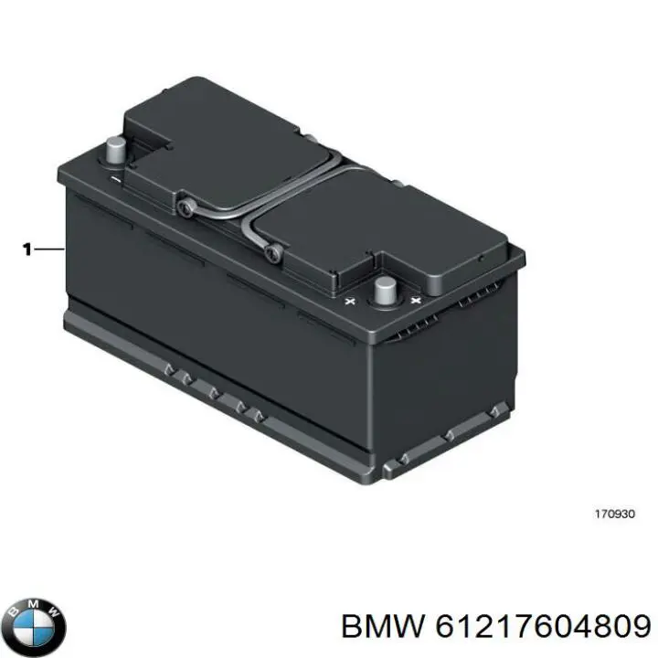 Купить Аккумулятор BMW 105 А/ч (61217604809)