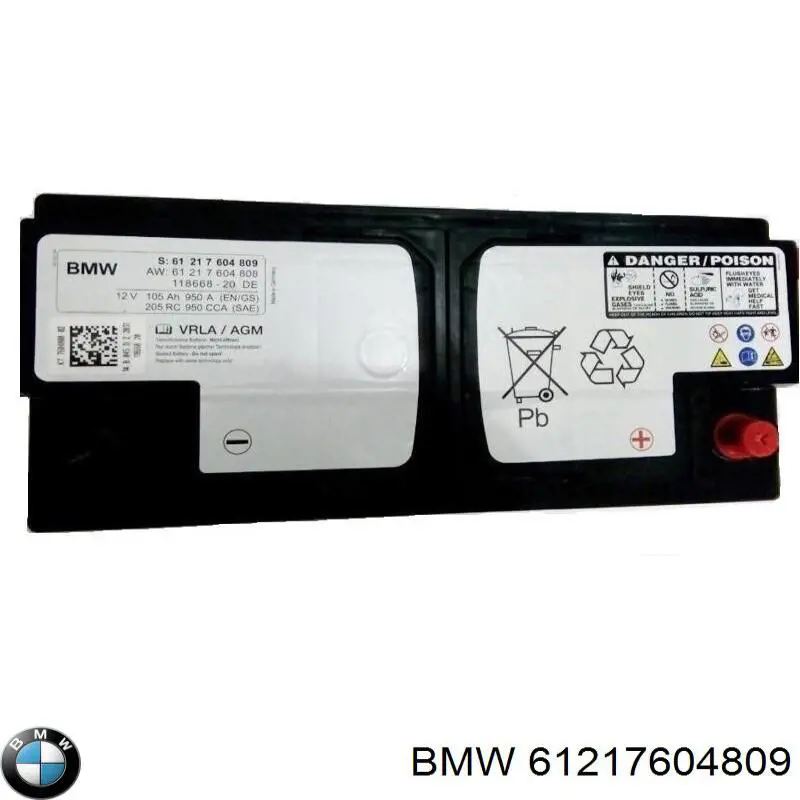 Аккумулятор BMW 61217604809