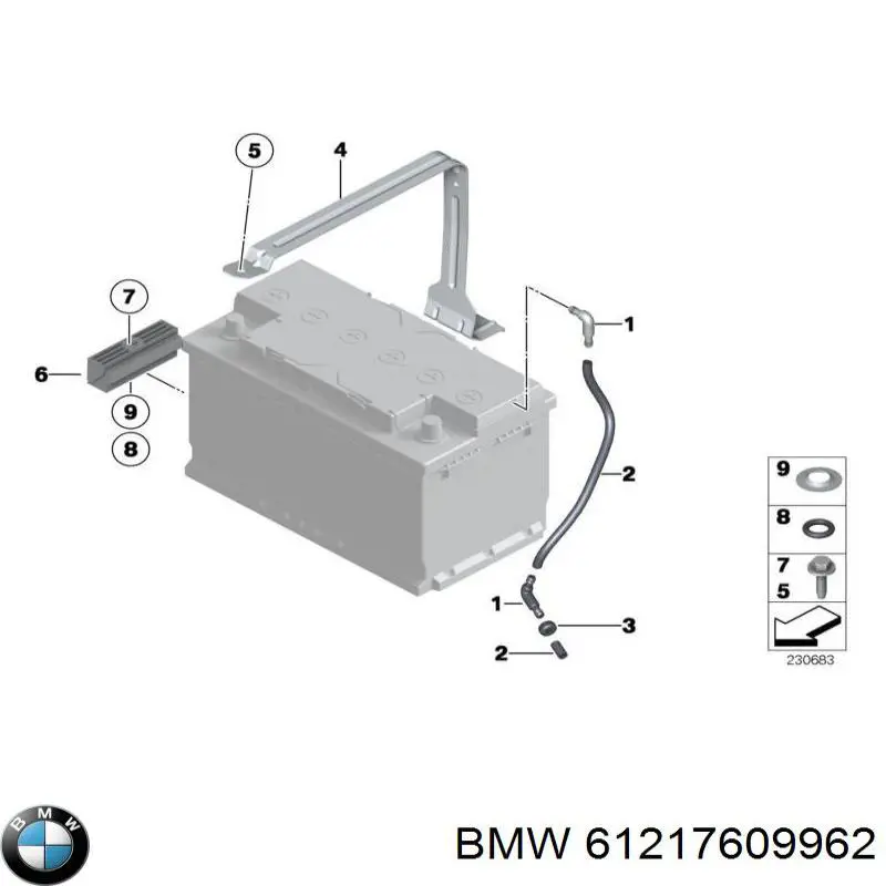 61217609962 BMW 