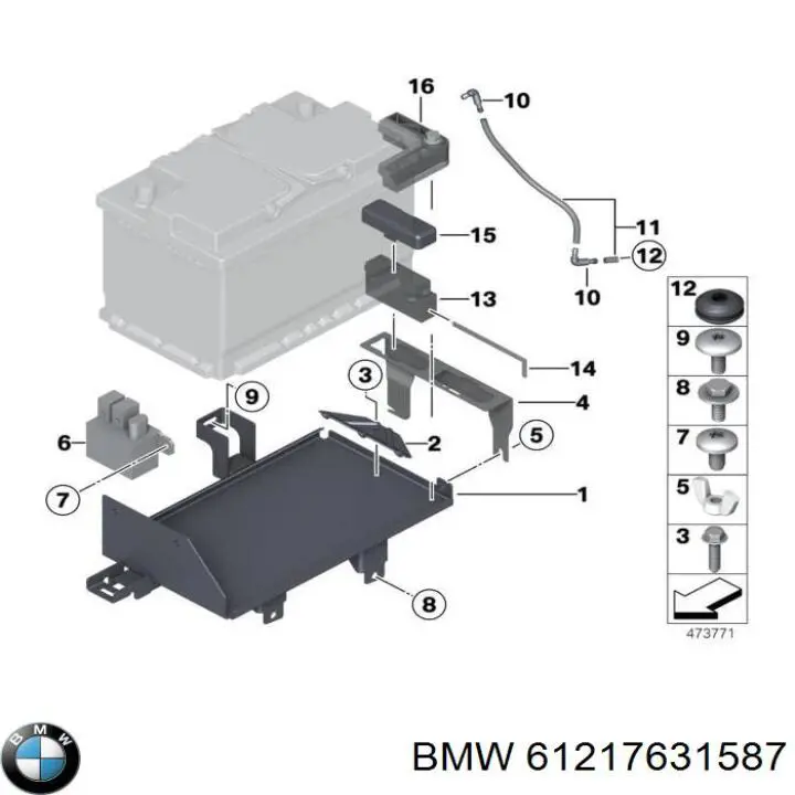  61217631587 BMW