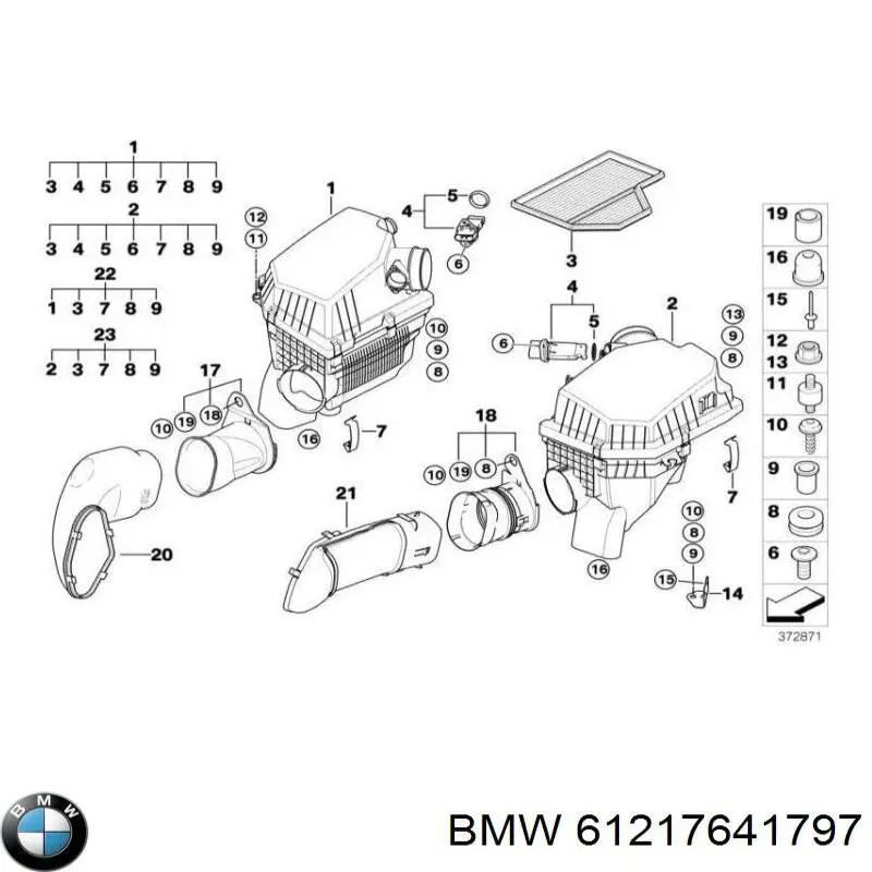  BMW 7641797 цена, от 12.67 USD