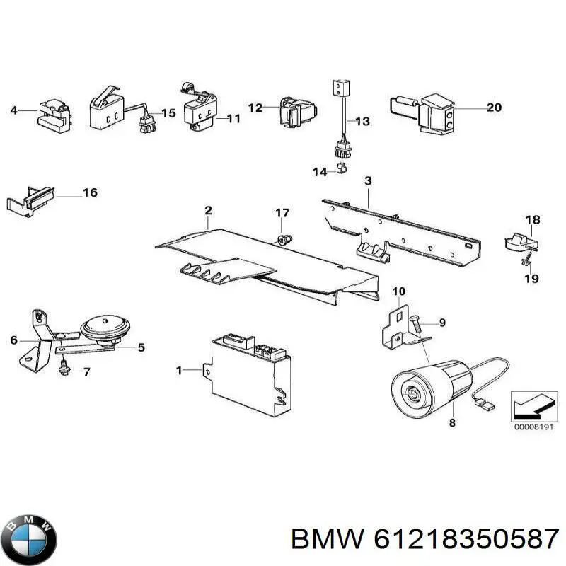  61218350587 BMW