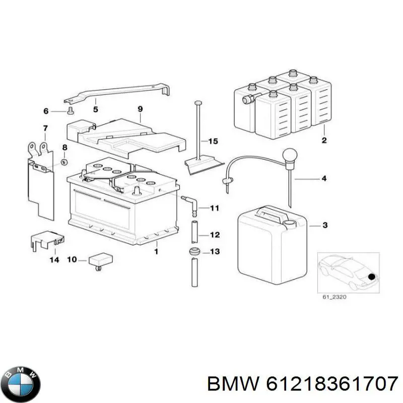 61218361707 BMW 