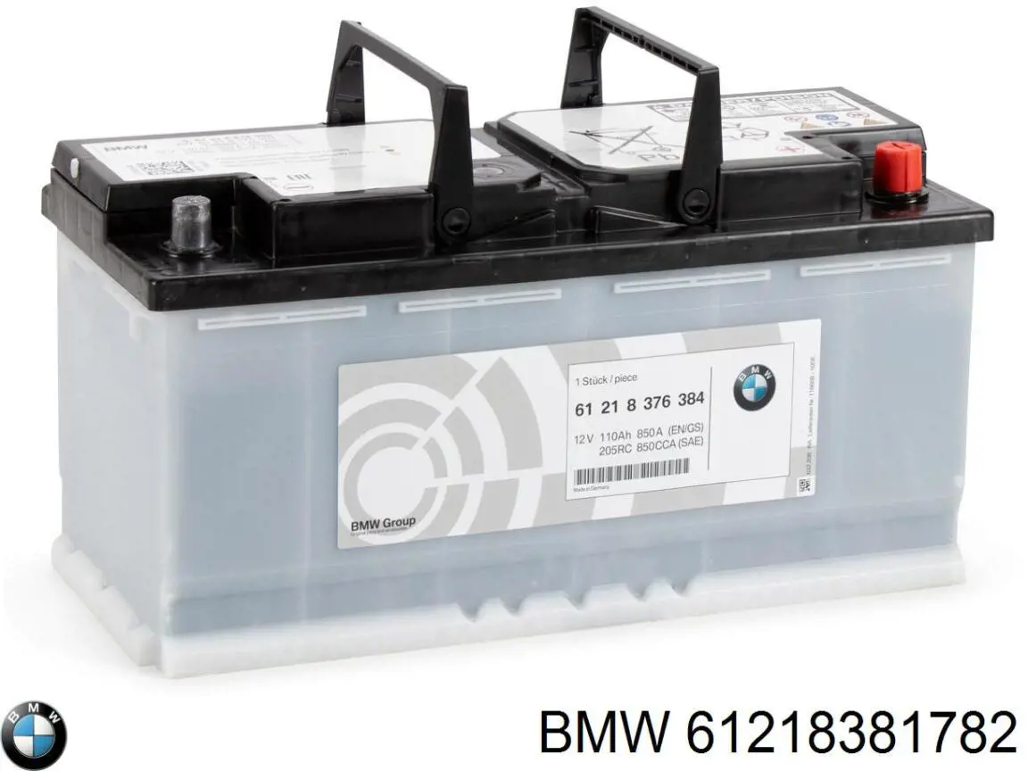 Купить 61218381782 BMW Батарея аккумуляторная