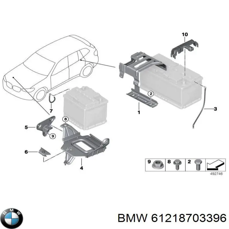 61218703396 BMW 