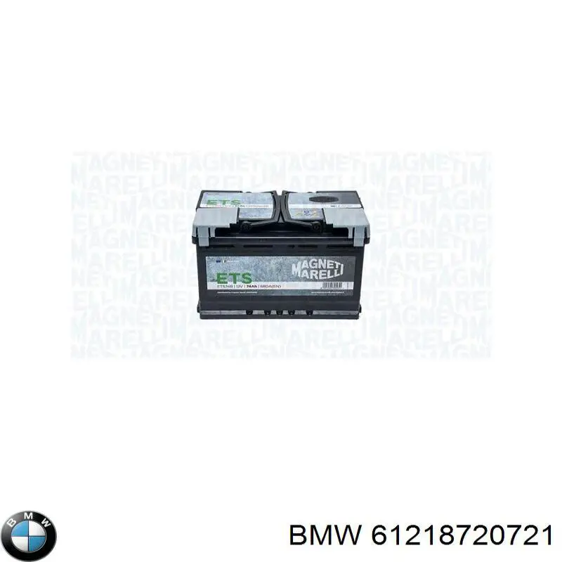 Купить 61218720721 BMW Батарея аккумуляторная
