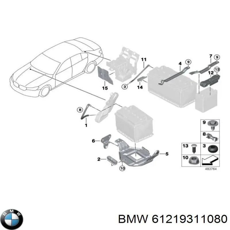 61219311080 BMW 