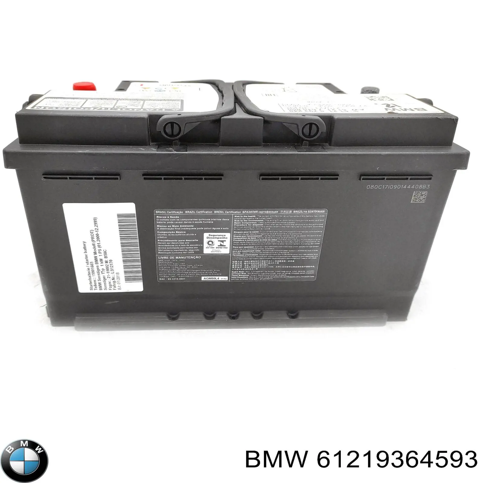 61219364593 BMW Batería original y equivalente