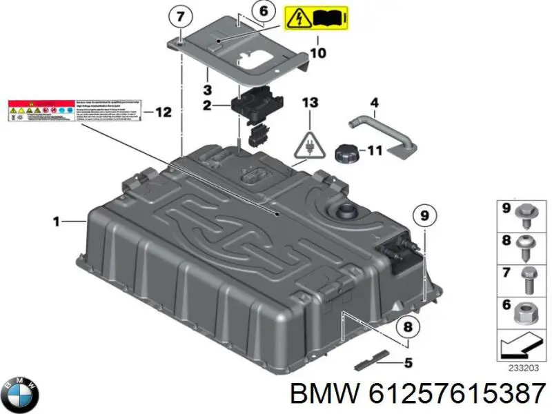  61257615387 BMW