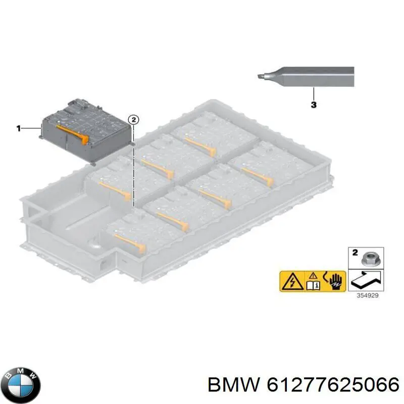61277625066 BMW Батарейный модуль электромобиля
