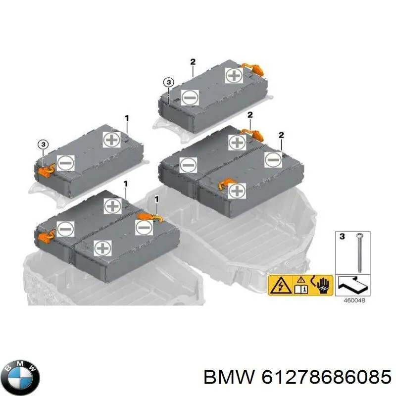 Módulo de bateria recarregável de carro elétrico para BMW 7 (G11, G12)