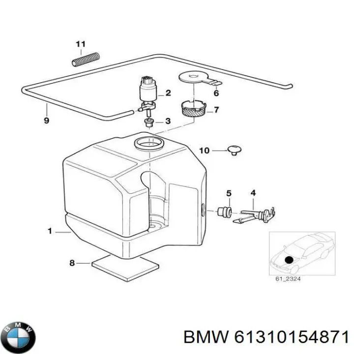 61310154871 BMW 