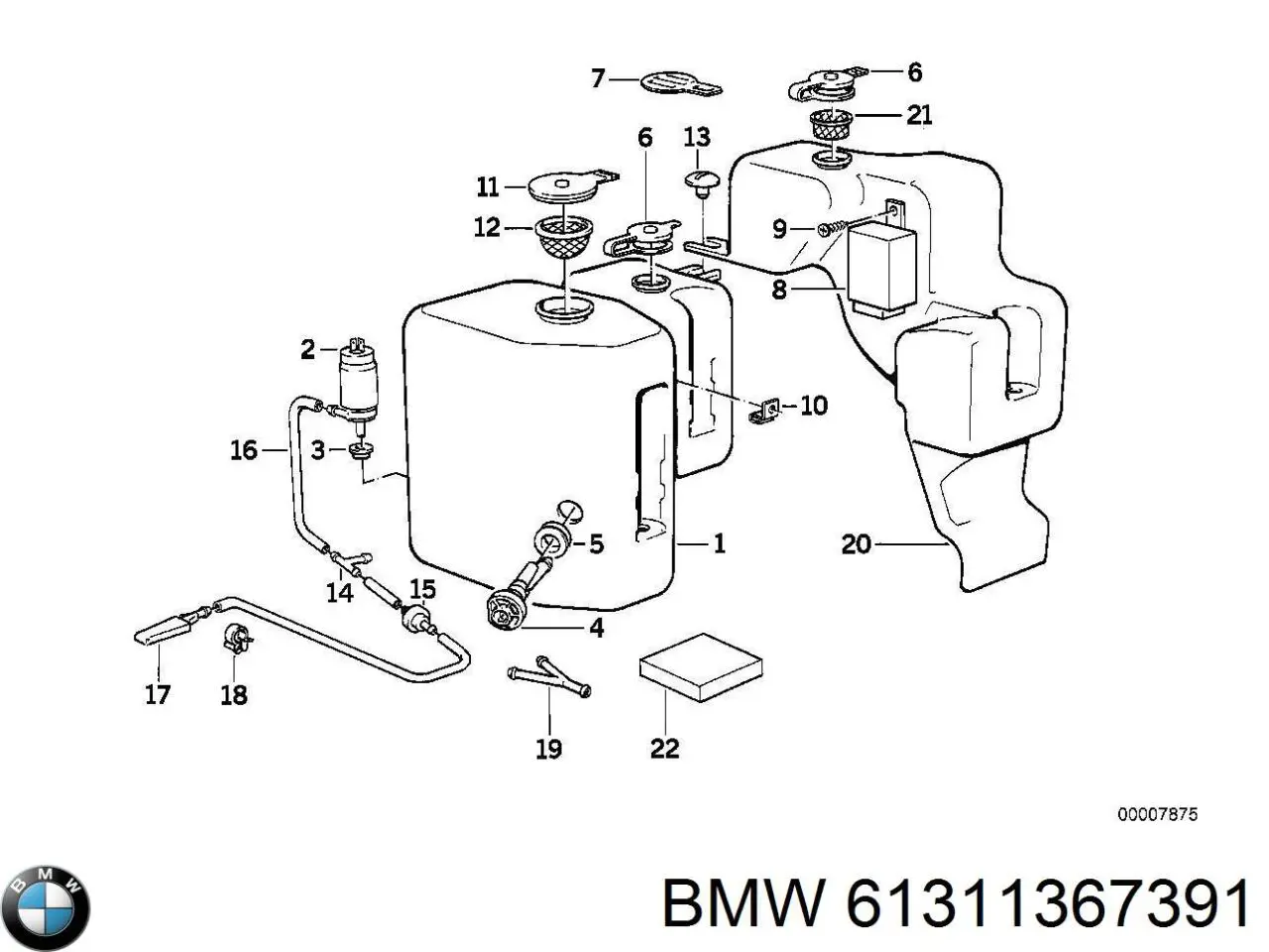  BMW 61311367391 цена, от 272.06 USD