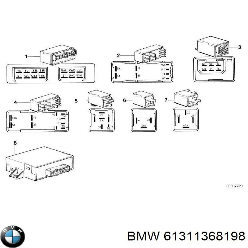 61311368198 BMW 