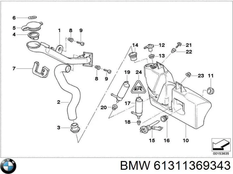  BMW 61311369343 цена, от 4.59 USD