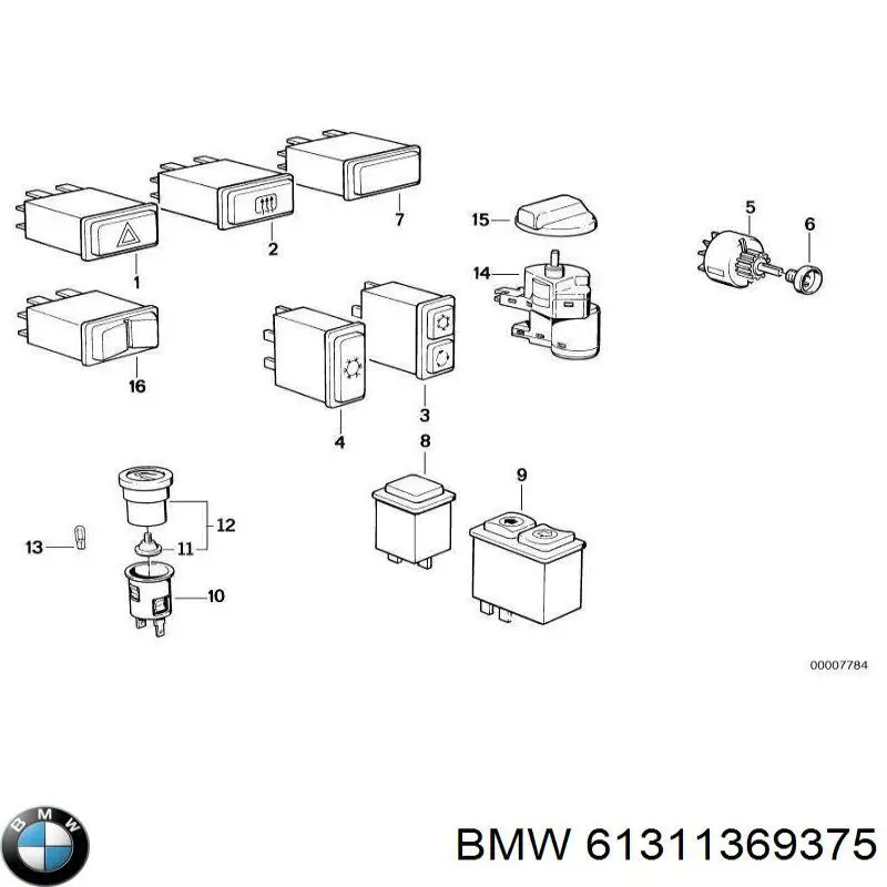 61311369375 BMW 