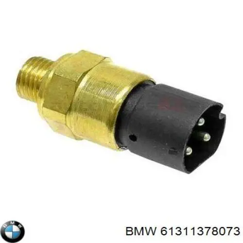 Sensor, temperatura del refrigerante (encendido el ventilador del radiador) 61311378073 BMW