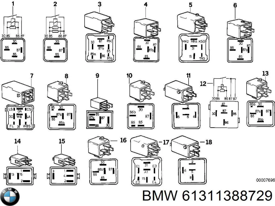  BMW 61311388746 цена, от 2.26 USD