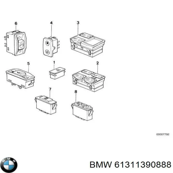  BMW 61311390888 цена, от 176.79 USD