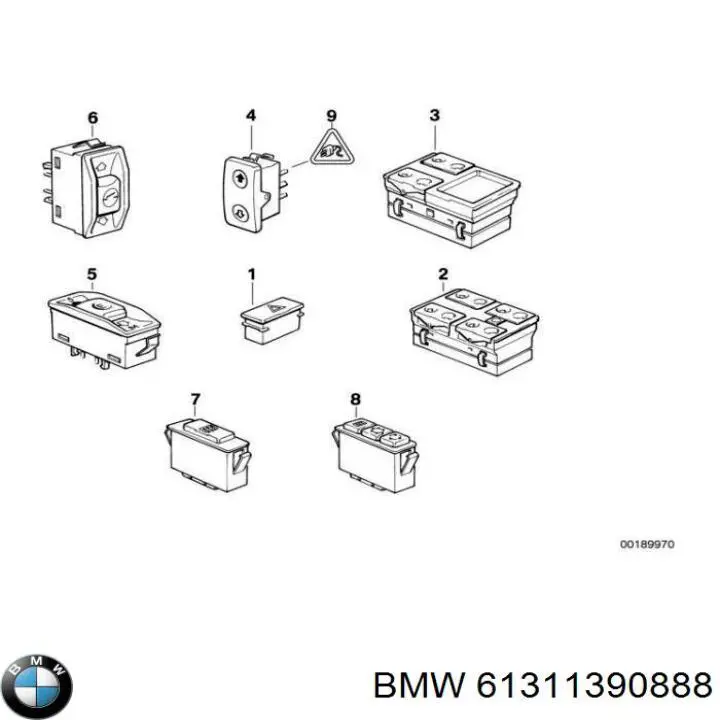 Купить 61311390888 BMW 