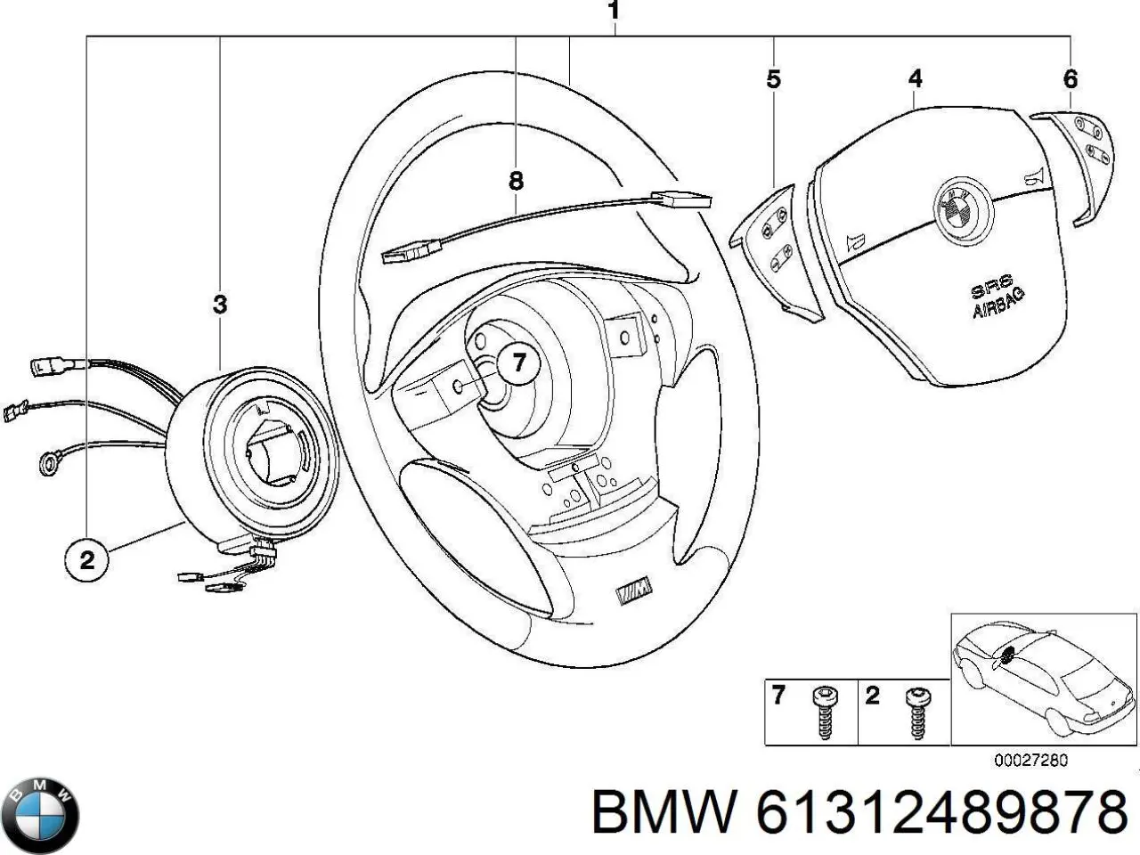 61312489878 BMW 