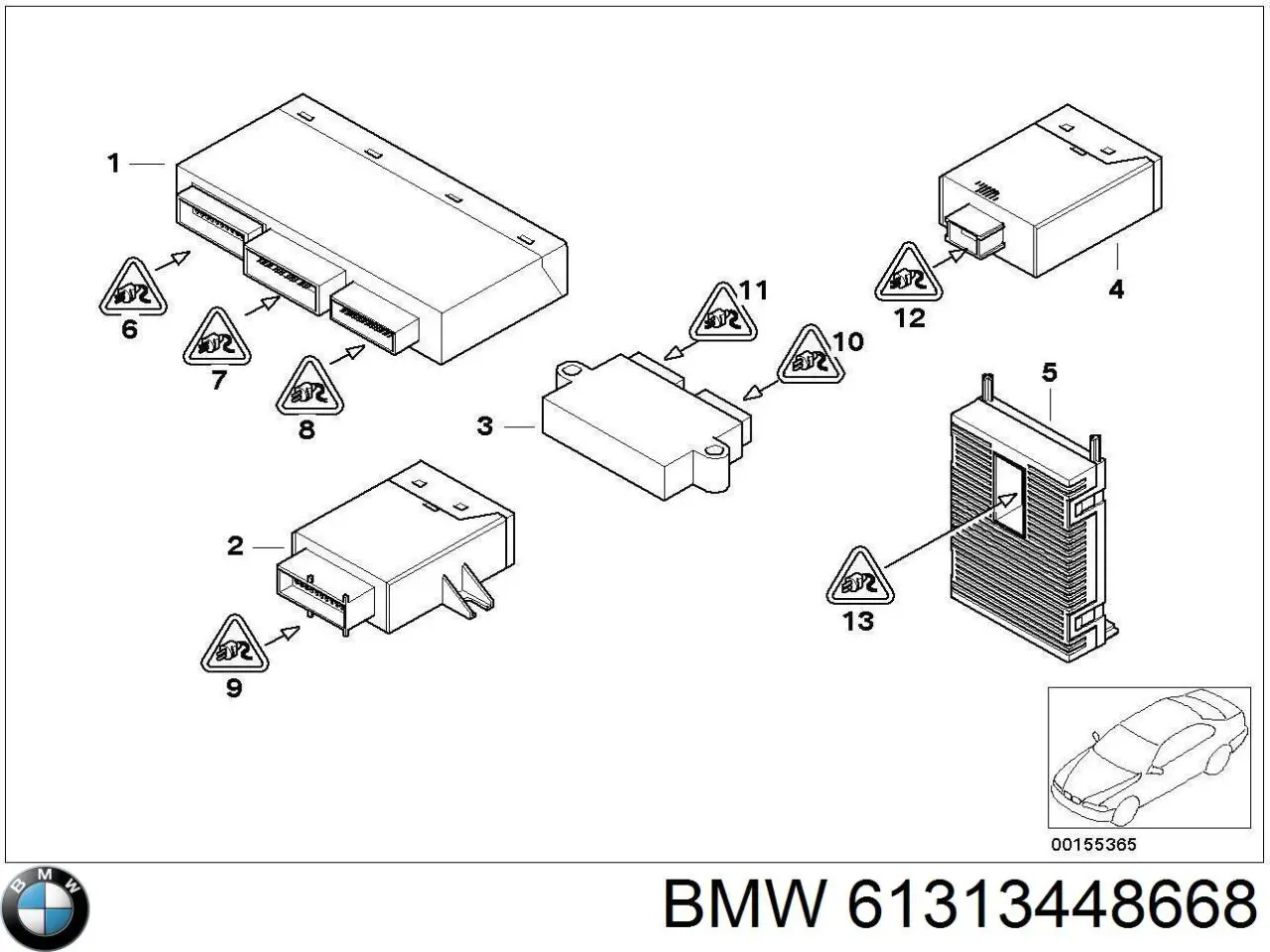 61313448668 BMW 