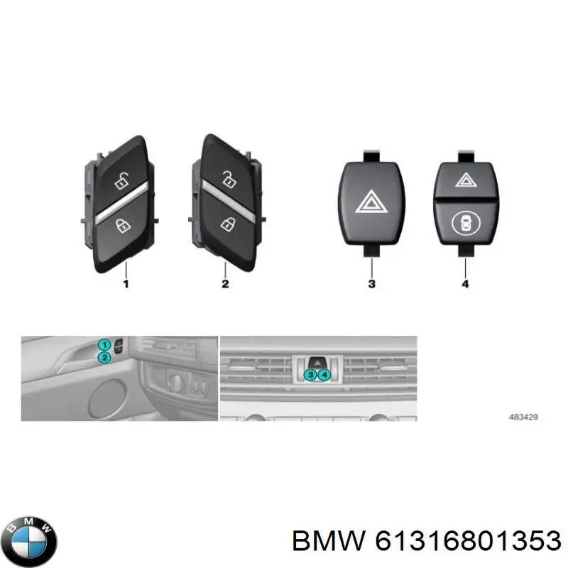 61316801353 BMW 