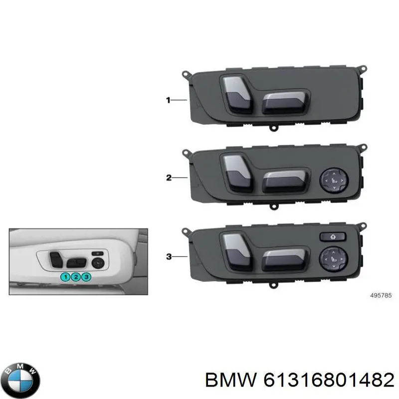 61316801482 BMW 