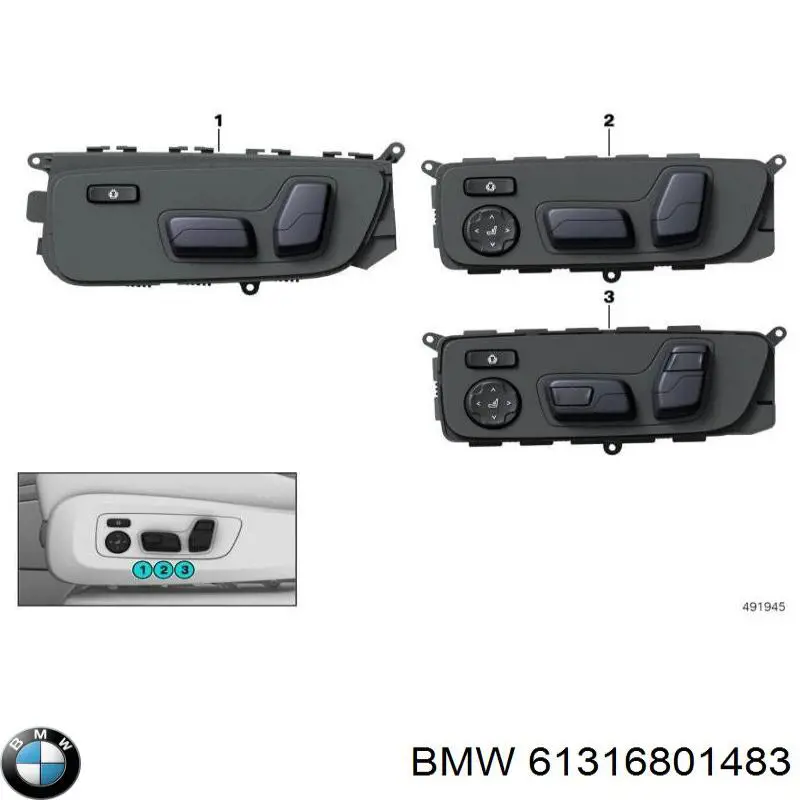 61316801483 BMW 