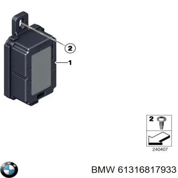 61316817933 BMW 