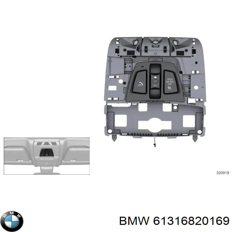  BMW 61316820169 цена, от 50.68 USD