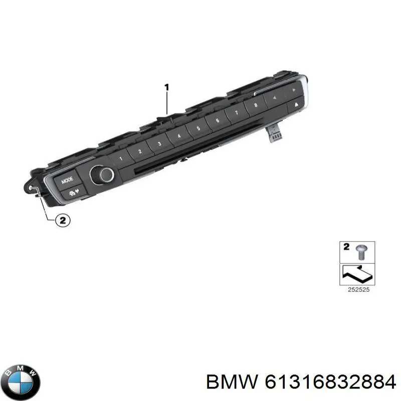 61316832884 BMW 