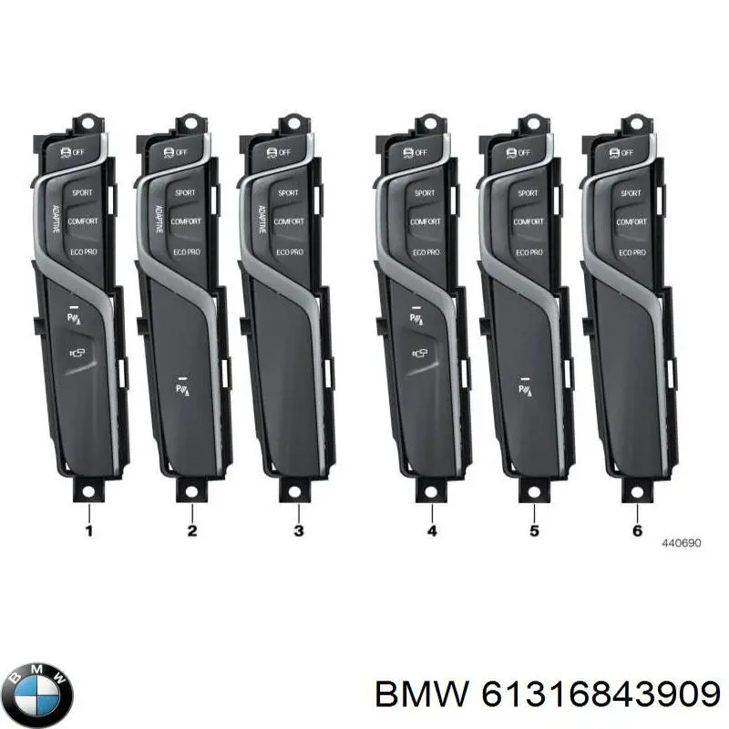 61316843909 BMW 